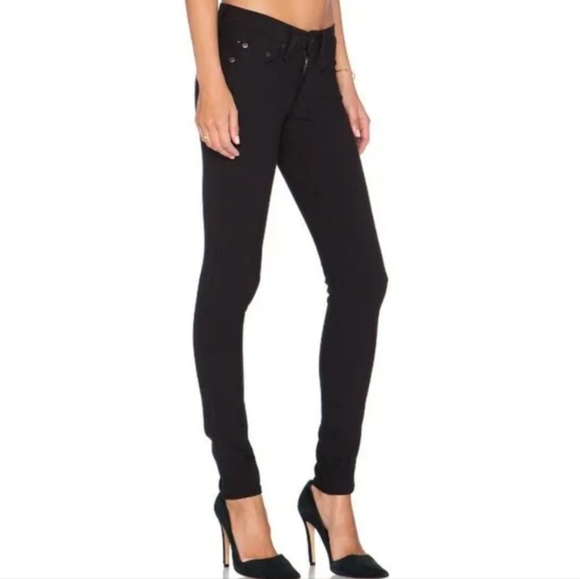 Rag & Bone Women's Slim Skinny Black Jeans 27 Style W1502S005 rag & bone - Picture 2 of 9